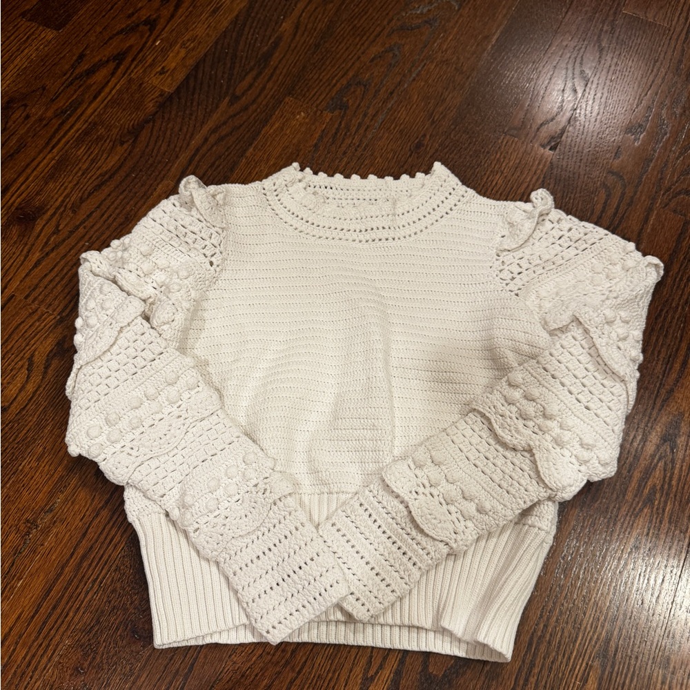Sandro
Junie Open Knit Sweater 0